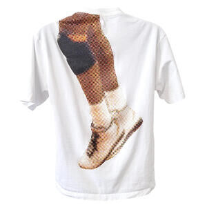 Nike Jordan Flight Heritage T-Shirt Mens Size Medium White Crew Neck Cotton